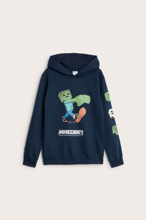 Kappahl | Hettegenser Minecraft | Mørkeblå