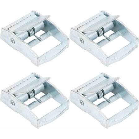 4 st zinklegerings spännen zinklegerings spänne för tunga surrningslaster fast spännare rem spärrspänne (20 mm)