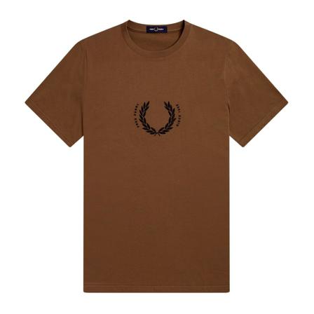 Fred Perry, T-Shirts Brązowy, Mężczyzna, Rozmiar: S