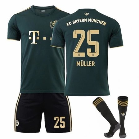 Store Black Friday-tilbud! 2022-23 Bayern München Ny Sesong Gulltrøye Special Edition