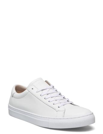 Jfwcorey Leather Lave Sneakers Hvit Jack & J S*Betinget Tilbud