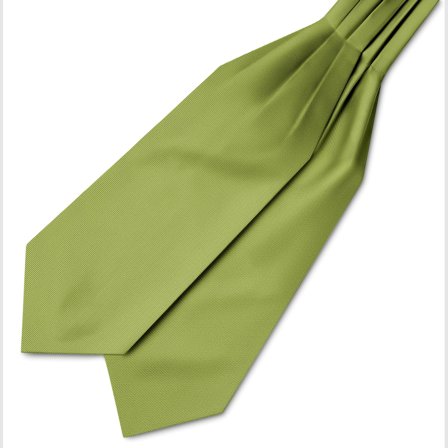 Sea Green Grosgrain Cravat for Men - Cravats