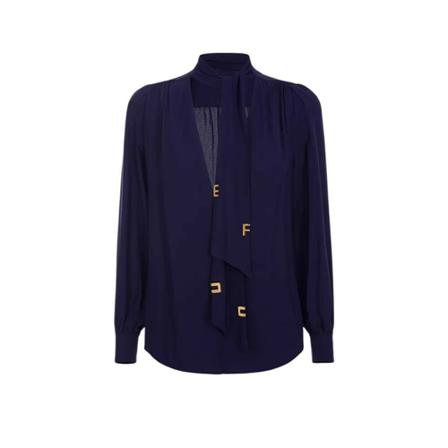 Elisabetta Franchi Shirts Blå, Dame Skjorter