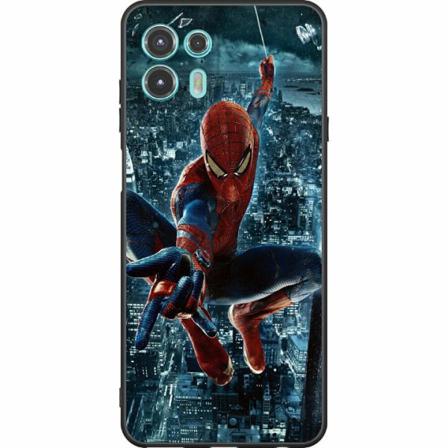 Motorola Edge 20 Lite Svart Skal Spiderman