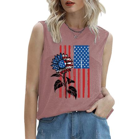 Ärmlös Damblus Vintage Cami