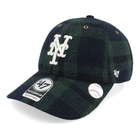 47 Brand - MLB - Blue - unconstructed - Cap - New York Mets MLB 47 Clean Up Navy/Green Dad Cap - Hatstore