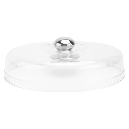 1 kpl Läpinäkyvä kansi Pölytiivis Ruokakupu Välipala-alustan kansi Muovinen kakkukupu