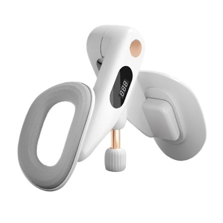 Thigh Master Lår-trener, Innside Lår Treningsutstyr med Teller Grå