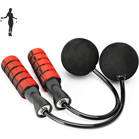 Ropeless Hoppestøkk for Fitness, Justerbar og Vektet Hoppestøkk