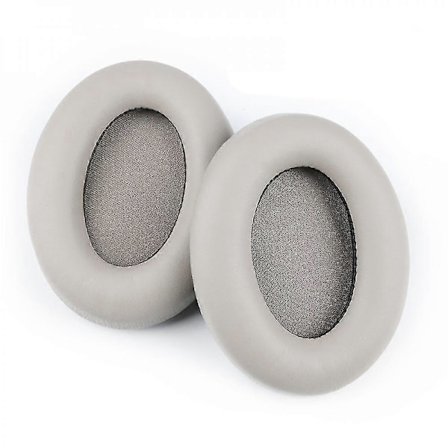Øreputer kompatible med Sony Wh 1000xm3 trådløse hodetelefoner, erstatningsøreputer i proteinlær grå gull