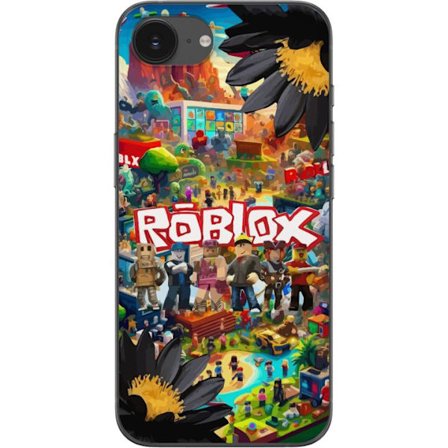 Kompatibelt Mobilskal till Apple Apple iPhone 16e Roblox äventyrsvärld full av figurer, färgstarka spelmiljöer och actionfyllda byggvärldar - pop