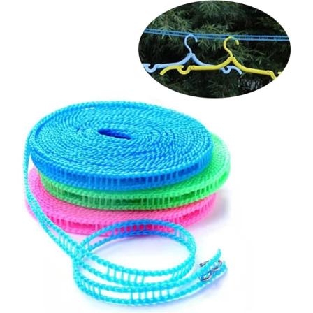 3 kpl Tuulenpitävä Pyykkinaru, Nylon Pyykkinaru, Kannettava Pyykkinaru