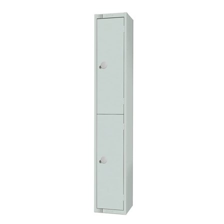 Elite locker, 2 door, 1800x300x450 mm, grey