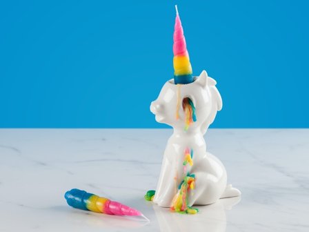 Enhjørningelys Porcelæn