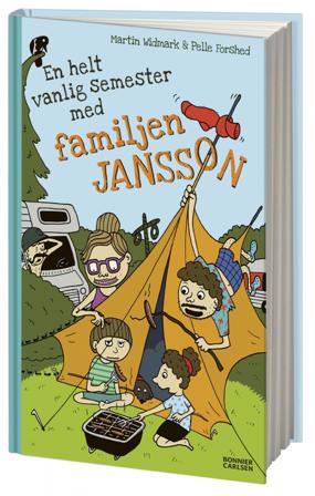 En helt vanlig semester med familjen Jansson - Bok av Martin Widmark - Inbunden