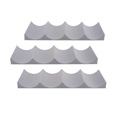 3 Pcs Red Wine Rack Stackable Bottle Holder Suitable for Kitchen Bar Hotel Multi-Stackable Display