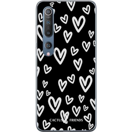 Kompatibelt Mobildeksel til Xiaomi Xiaomi Mi 10 5G Cactus and Friends - Handdrawn Love Chaos