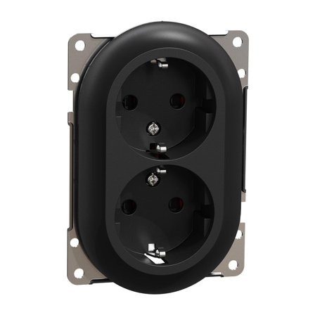 ELKO One Dobbelstik Lav m/j u/ram skrutilkob. SO