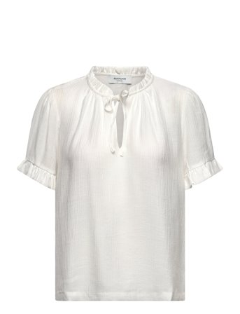Rwroa Ss Regular Blouse White Rosemunde