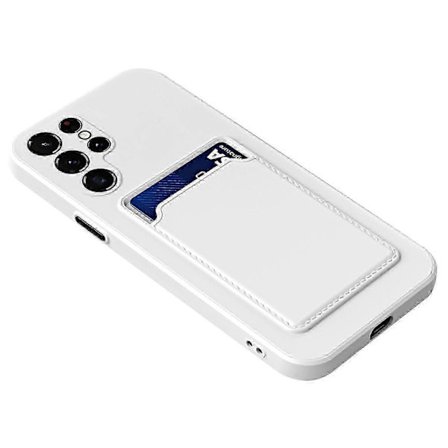 Kompatibel med Kompatibel med Samsung Kompatibel med Galaxy S25 Ultra Skal Mjukt Silikon Telefonskal Baksida Med Korthållare -