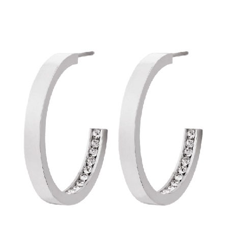 Edblad Monaco Earrings Small Steel** Smycken & klockor Dam Grå ONESIZE