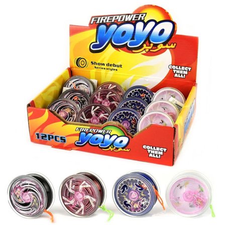 BarnLeksaker 26465 Jojo Yoyo Jo-jo Yo-Yo Trissa metall med ljus