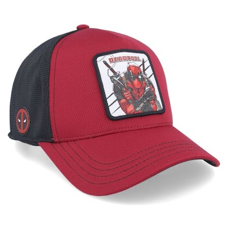 Capslab - Schwarz trucker Cap - Marvel Deadpool Black/Red Trucker @ Hatstore