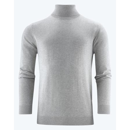James Harvest Herr Ashland Turtle Neck Pullover Xxl Grå Melang
