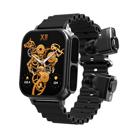 N22 Wireless TWS Bluetooth hörlurar Smart Watch He