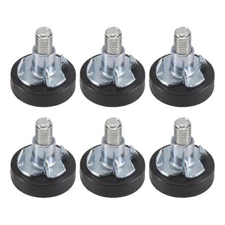 32 stk. M6 Gevind Justerbare Møbeljusteringsfødder Skru i Stol Fødder Justerbare Møbelfødder Ben Lev