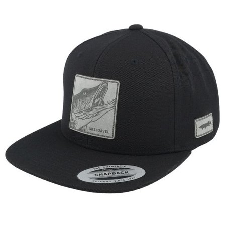 Skillfish - Svart snapback Keps - Grisjävel Laser Black Snapback @ Hatstore