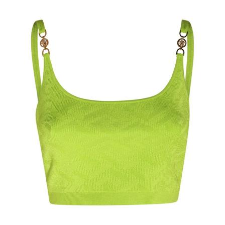 Versace Sleeveless Tops Grøn, Dame