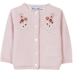 Tartine et Chocolat Embroidered Cardigan Light Pink 2 Years - Jumpers and knitwear - 2 years - Pink