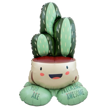 Stående Folieballon Kaktus