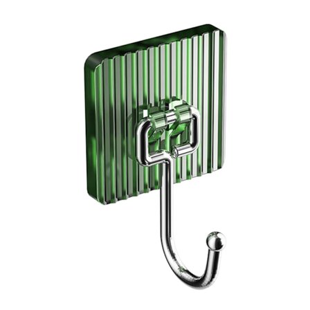 Liimakiinnike, rei'itämätön pidike, vahva itseliimautuva ripustin, saumaton seinäkoukku keittiöön ja kylpyhuoneeseen, vihreä