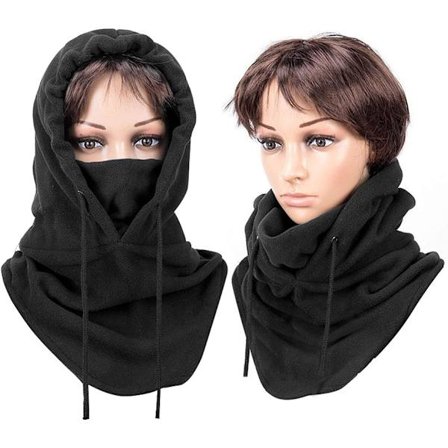 Sort, Multifunktionel Hat Maske til Vinter Koldt Vejr Udendørs Ski Motorcykel Bjerg Camping Vandreture Balaclava Balaclava,
