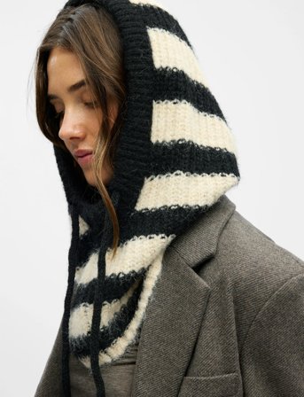 Object Objmilu Knit Balaclava Rep - Cream - ONE SIZE