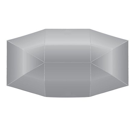 Bilparasoll Solskydd Tält Oxfordtyg 4*2.1m Marinblå Universal (Silver)