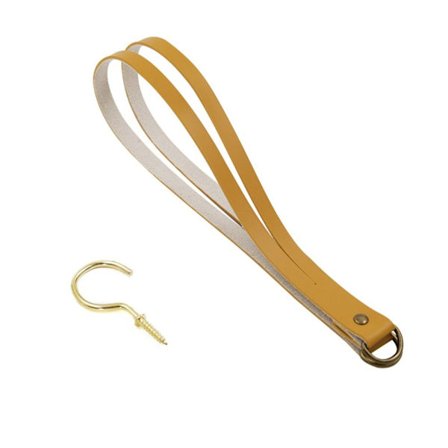 Gardinholder Tau Lær Tiebacks GUL