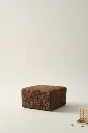 Jotex - Mini Sofamodul Puff 50x50 Cm Brun - BALTIMORE - Kjøp Barnesofaer hos Jotex