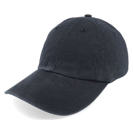 Richardson - Svart unconstructed Keps - R55 Solid Black Dad Cap @ Hatstore