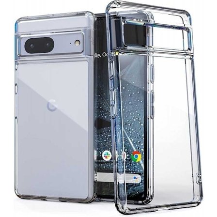 Google Pixel 8 Stöttåligt Genomskinligt Skal Simple