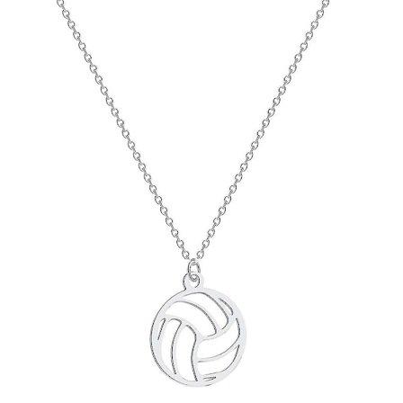 Volleyball Vedhæng Halskæde Link Kæde Spiller Bold Charm Halskæder Til Kvinder Mænd Sports Bold Spiller Gothic Smykker