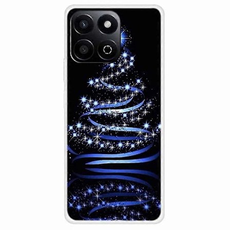TPU-puhelinkotelo Honor Play 60 Plus 5G/200 Smart 5G/Play 9T/X7c 4G -malleille, juhlava joulukuvio