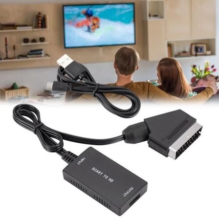 SURENHAP SCART til HDMI HD Utgang Adapter med Kabel