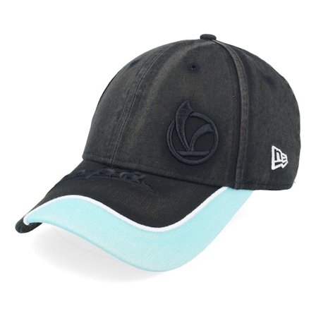 New Era - Motor Black adjustable Czapka Z Daszkiem - Vespa Distressed 9FORTY Washed Black/Teal Adjustable @ Hatstore