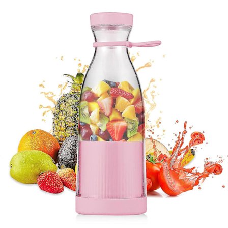 Bærbar Mini Elektrisk Blender 300ml Juicekopp 6 Blader For Smoothie Milkshake Juice Babymat Innebygd Oppladbart Batteri For Reise Spo (FMY)