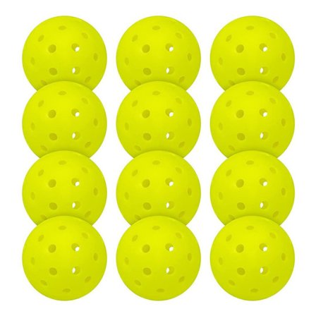 12 stk 74MM 40 hull Pickleball Pickleball