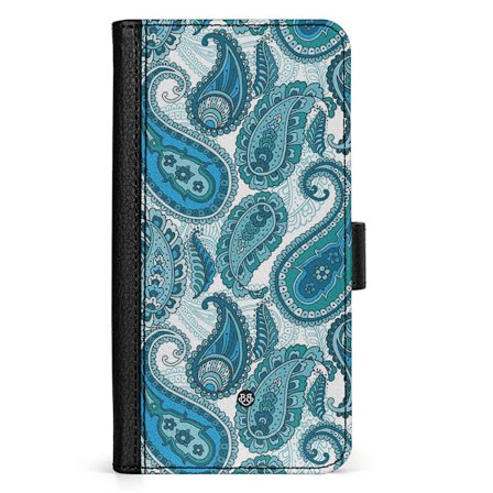 Bjornberry iPhone 15 Pro Max Fodral - Blå Paisley