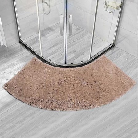 Mott 50 Halvcirkelformad Badrumsmatta För Kvadrant Duschkabin Halkfri Badrumsmatta Mattor Duschmatta Fläktformade Fotdynor Böjd Duschmatta För Hotell